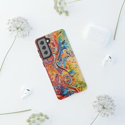 Rainbow Paisley - Tough Cases