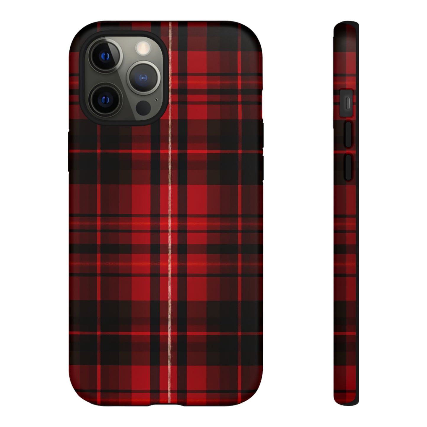 Cherry Red Tartan - Tough Cases