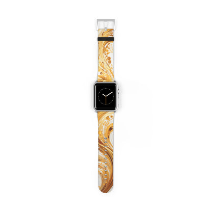 Apple Watch Strap - Gold Paisley