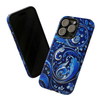 Royal Blue Paisley - Tough Cases