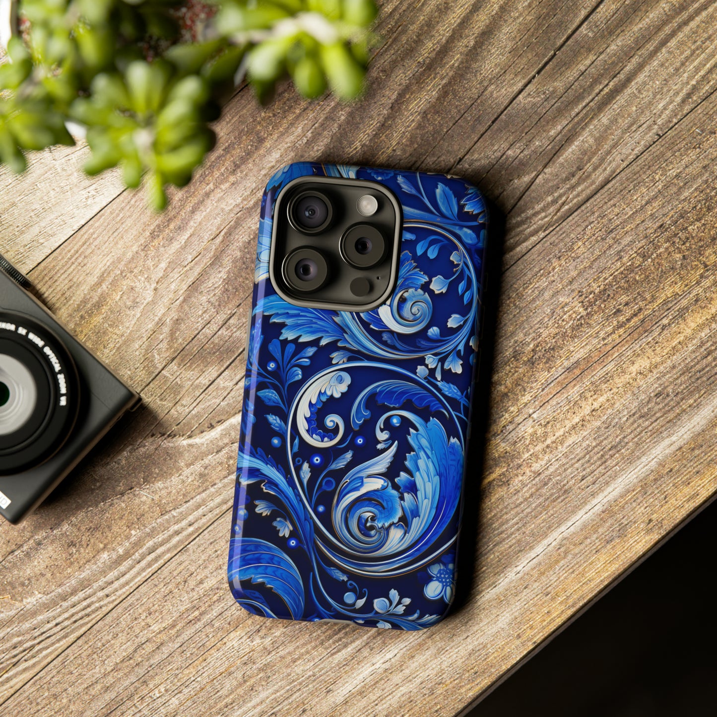 Royal Blue Paisley - Tough Cases