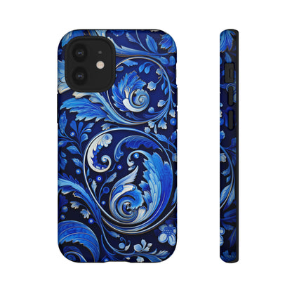 Royal Blue Paisley - Tough Cases