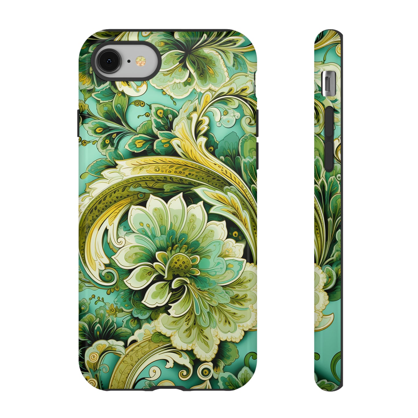 Pistachio with Gold Paisley - Tough Cases