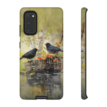 Blackbirds Watercolour - Tough Case