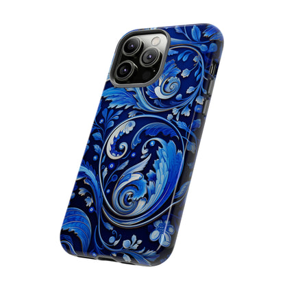 Royal Blue Paisley - Tough Cases