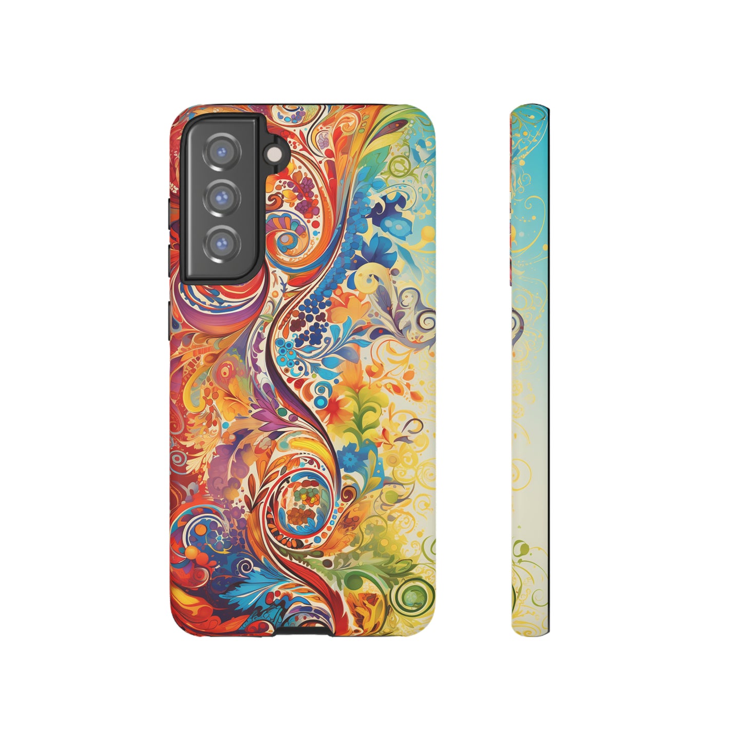 Rainbow Paisley - Tough Cases