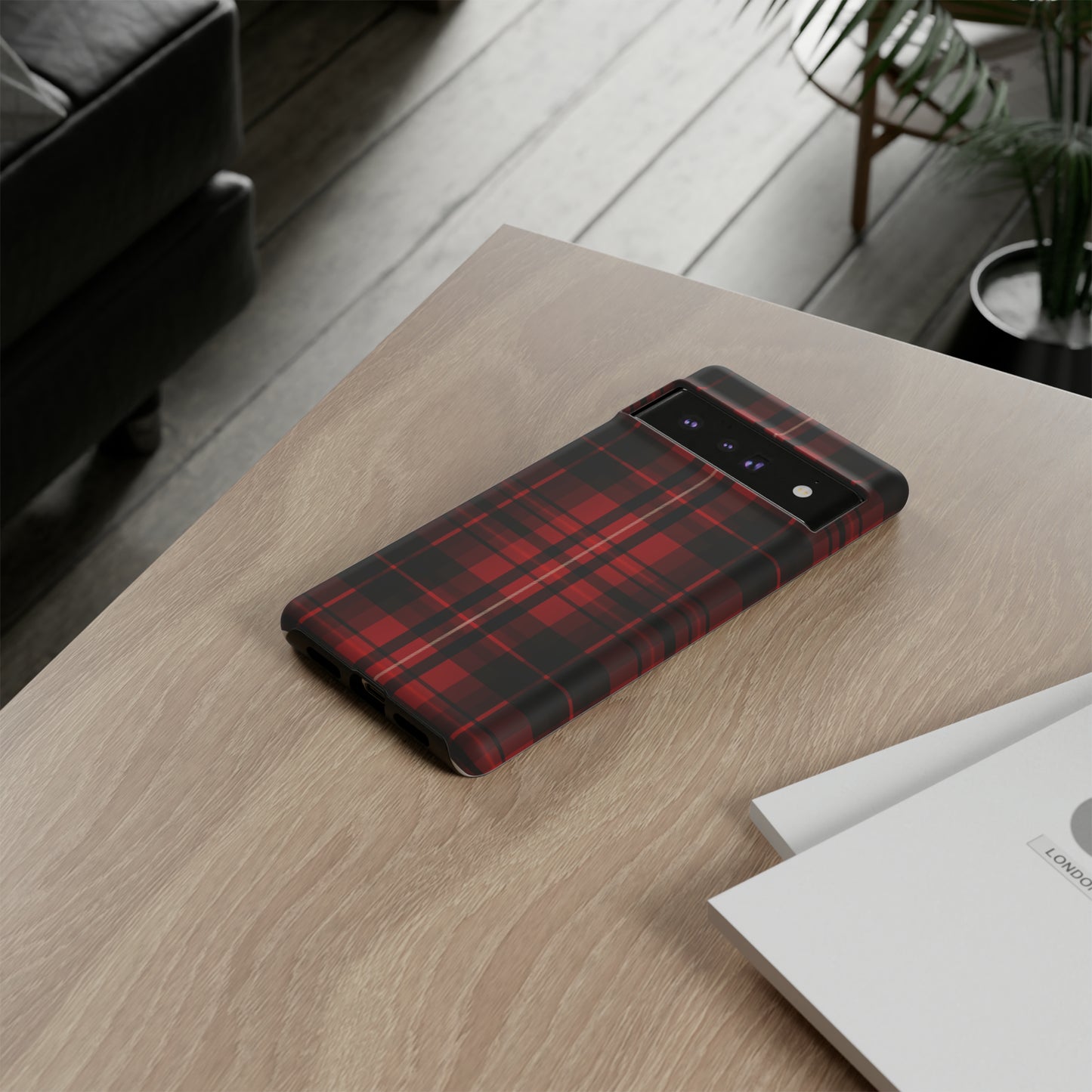 Cherry Red Tartan - Tough Cases