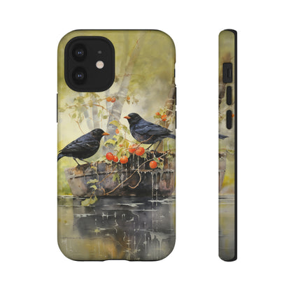 Blackbirds Watercolour - Tough Case