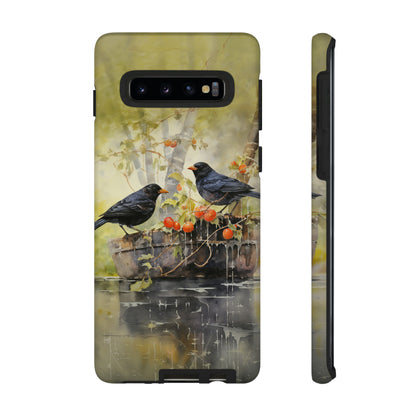 Blackbirds Watercolour - Tough Case