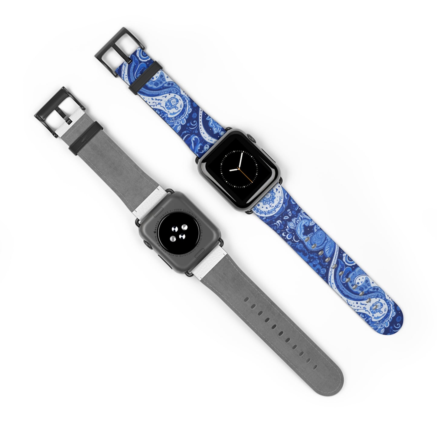 Apple Watch Strap - Blue Paisley