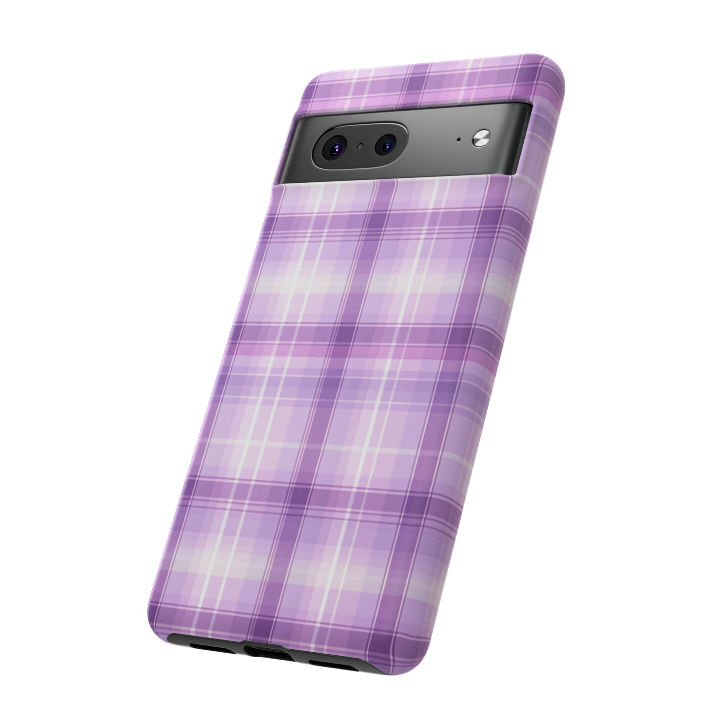 Pastel Lilac Tartan - Tough Cases