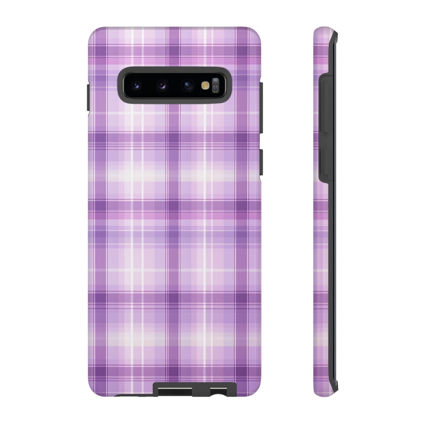 Pastel Lilac Tartan - Tough Cases