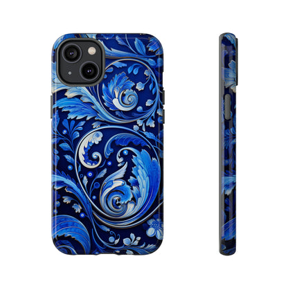 Royal Blue Paisley - Tough Cases