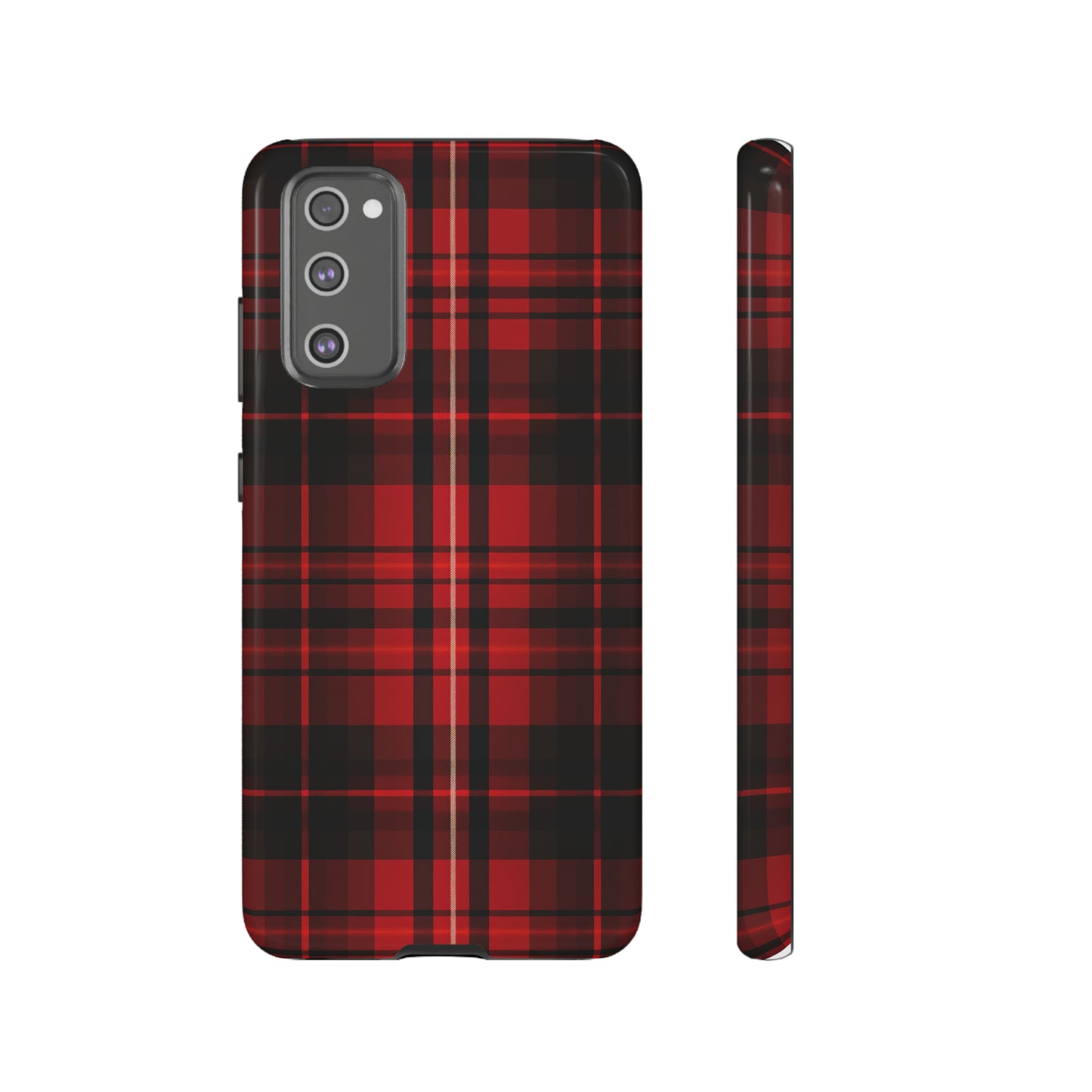 Cherry Red Tartan - Tough Cases